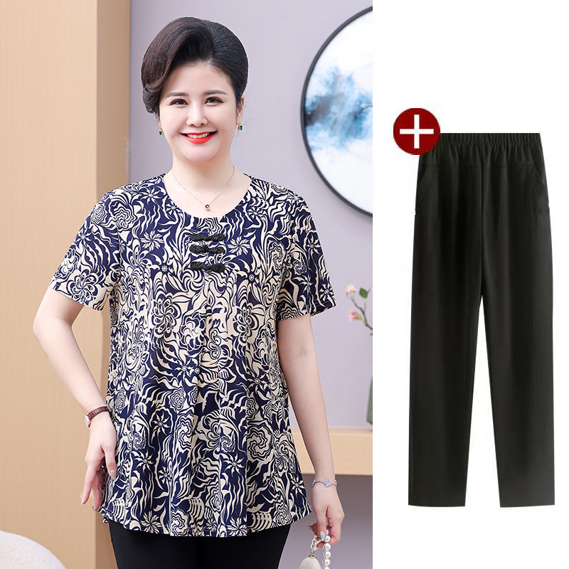 2024. aasta suvi Ice Silk lühikeste varrukatega T-särk, vaba lõikega kõhu katmiseks; 90–95% polüester, Spandex <30%