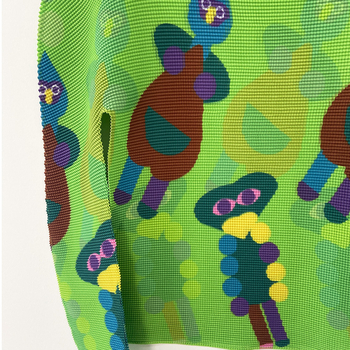 Poliesterski top s dugim rukavima, polu-visoki ovratnik, anime otisak, uski kroj, japanski stil pulover, jesen 2024