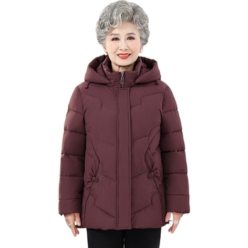 Jachetă scurtă din bumbac pentru femei, lungime standard 50–65 cm, guler polo, umplutură din bumbac, material poliester cu elastan