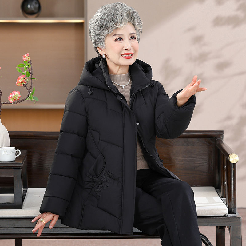 Jachetă scurtă din bumbac pentru femei, lungime standard 50–65 cm, guler polo, umplutură din bumbac, material poliester cu elastan