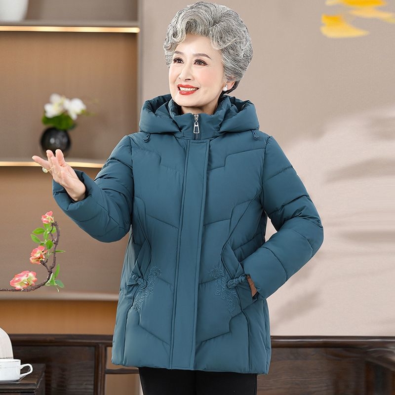 Jachetă scurtă din bumbac pentru femei, lungime standard 50–65 cm, guler polo, umplutură din bumbac, material poliester cu elastan