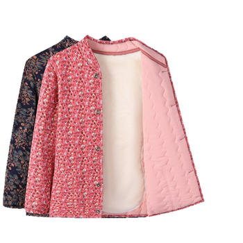 Palton de damă cu stofă Tencel și umplutură imitation silk cotton, lungime medie, mâneci lungi, izolație groasă.