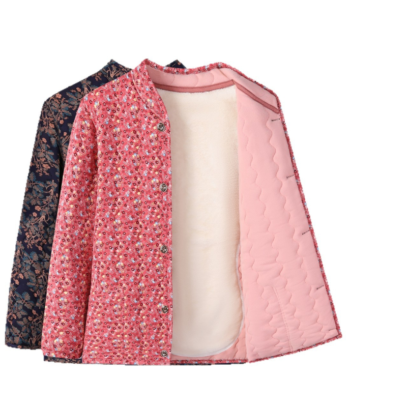 Palton de damă cu stofă Tencel și umplutură imitation silk cotton, lungime medie, mâneci lungi, izolație groasă.