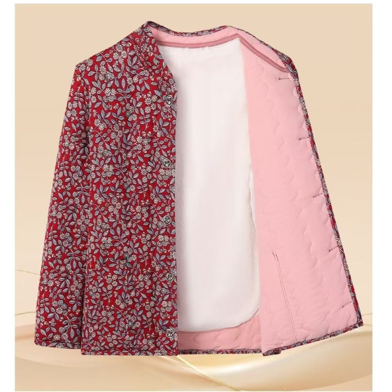 Palton de damă cu stofă Tencel și umplutură imitation silk cotton, lungime medie, mâneci lungi, izolație groasă.