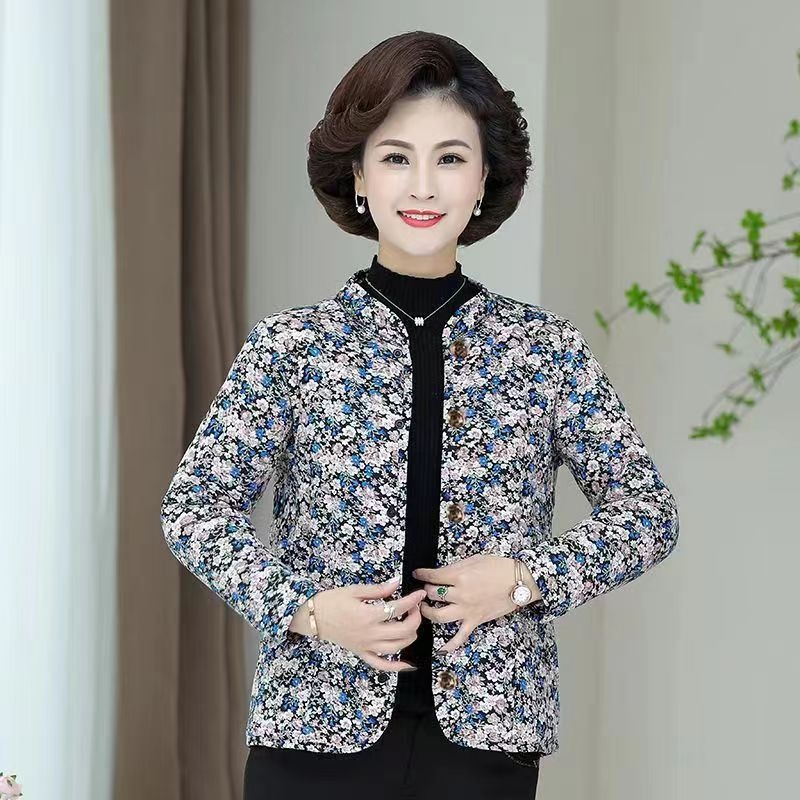 Реверсивно памучно яке с пълнеж от памук, плат Milk Silk, кръгла яка, стандартна дължина