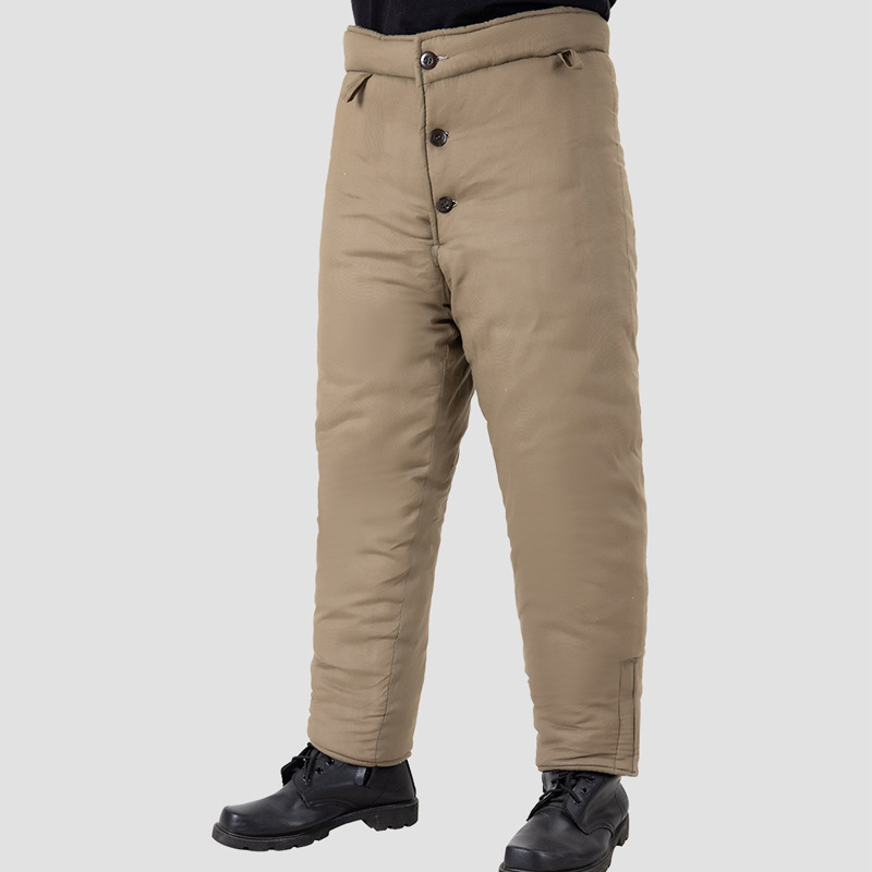 Palton din bumbac pentru bărbați (stil cardigan, croială lejeră, închidere cu nasturi pe un rând, căptușit cu fleece)