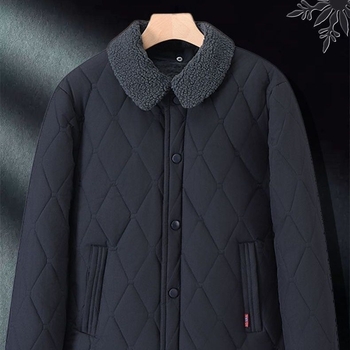 Zimska muška jakna od Arctic Velvet, pamuk, labav kroj, Turn-Down Collar