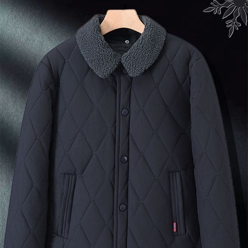 Zimska muška jakna od Arctic Velvet, pamuk, labav kroj, Turn-Down Collar