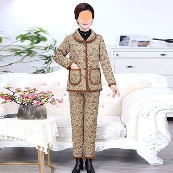 Ženski dvodijelni pamučni kaput s punilom Silk Cotton i tkanine Silk Velvet, polo ovratnik, rukavi princeze, standardna duljina (50–65 cm)