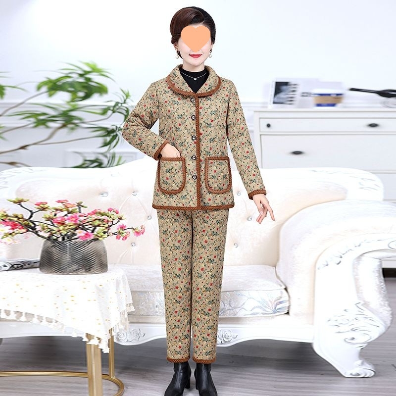 Ženski dvodijelni pamučni kaput s punilom Silk Cotton i tkanine Silk Velvet, polo ovratnik, rukavi princeze, standardna duljina (50–65 cm)