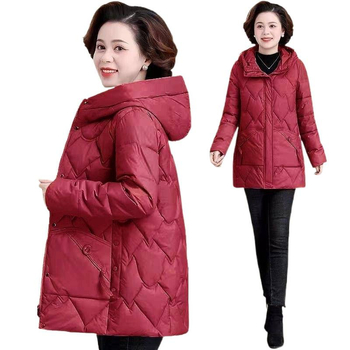 Női ultrakönnyű pamut-párnázott kabát Chenille anyagból, töltet imitált selyem-pamut, polo gallér, hercegnő-stílusú ujjak