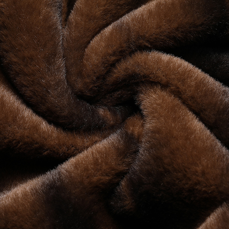 Muška jakna s kapuljačom, fleece podstava corduroy tkanine, dugi rukavi, jesen 2024, poslovni džentlmen stil