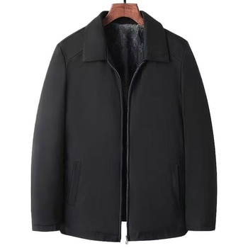 Téli kabát kapucnival és reverrel, gyapjú külső és nyúl szőrből készült bélés (2025 tavaszi modell)