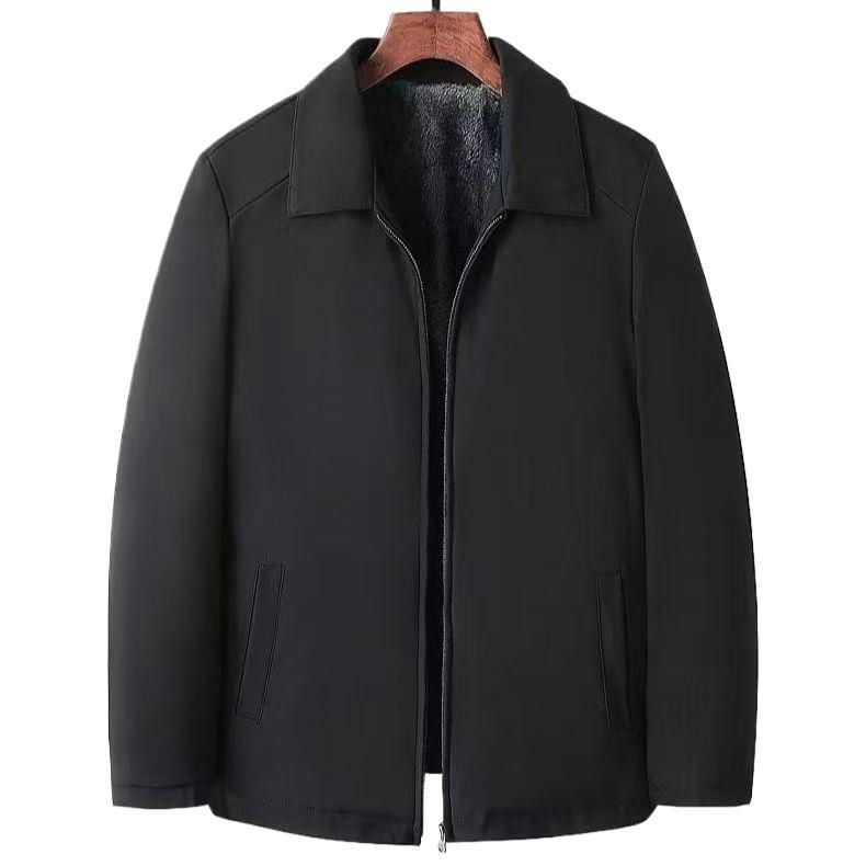 Téli kabát kapucnival és reverrel, gyapjú külső és nyúl szőrből készült bélés (2025 tavaszi modell)