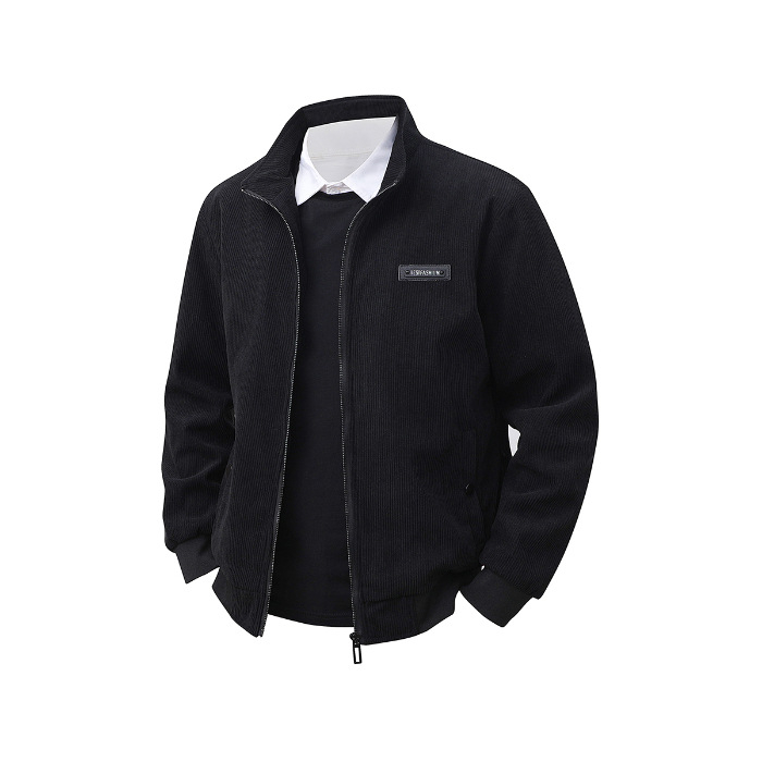 Casual sako od korduroja, rever, uski kroj, dugi rukavi, poslovni formalni stil