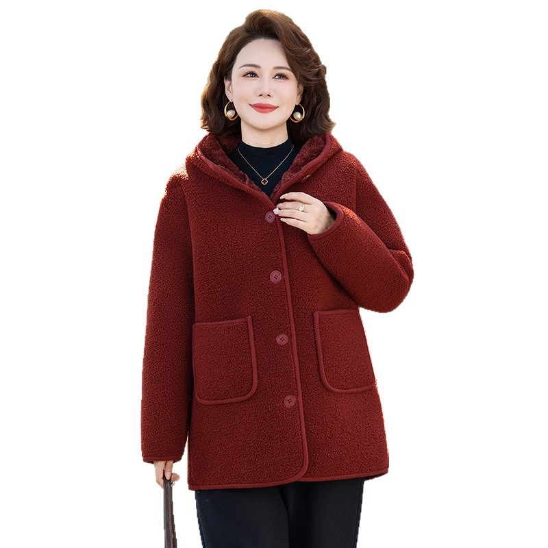 Nothing moteriška striukė su fleece įdaila ir gobtuvu, rudens-žiemos sezonui, kasdienis elegantiškas stilius, ilgis 50–65 cm