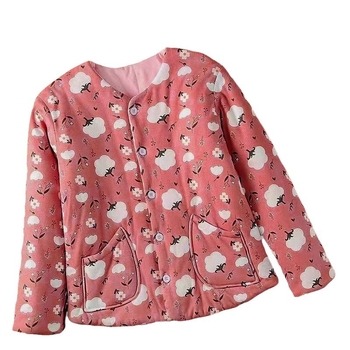 Jachetă damă din trei straturi, umplutură Silk Cotton, guler rotund, lungime medie (50–65 cm), țesătură Spandex 70–80%