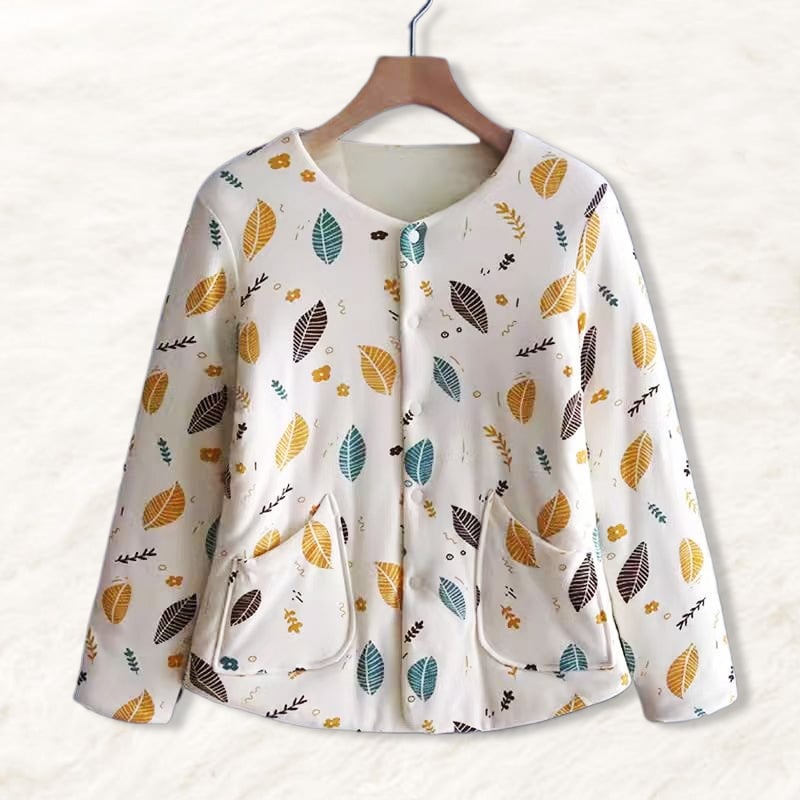 Jachetă damă din trei straturi, umplutură Silk Cotton, guler rotund, lungime medie (50–65 cm), țesătură Spandex 70–80%