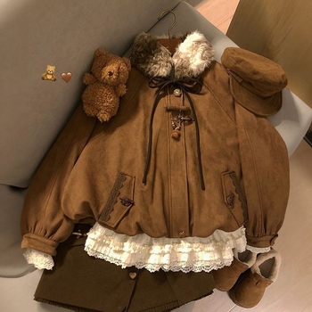 Geacă matlasată pentru femei, cu guler din blană detașabil, pentru toamnă-iarnă, cald, material din bumbac-poliester cu peste 95% poliester