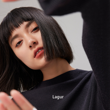 Blue Enough vuneni pulover bez šavova od Yangtze vlakna, debeo, poluvisoki ovratnik, dugi rukavi, uobičajena duljina