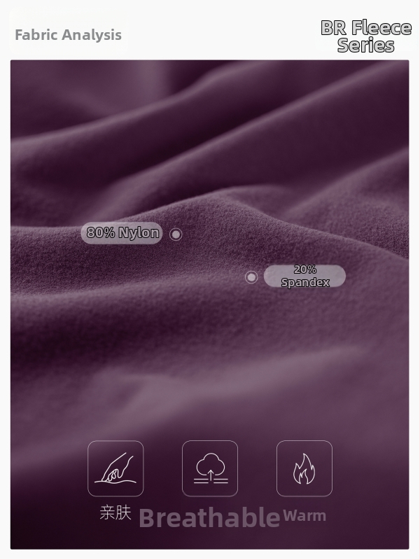 Sieviešu flīses jogas jaka ar garām piedurknēm, gurnu garuma, saglabā siltumu, 75% neilons, 25% spandekss