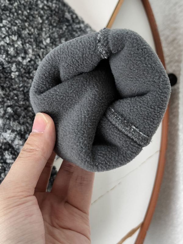 Kabát z polar fleece, voľný strih, golier polo, jednoradové zapínanie