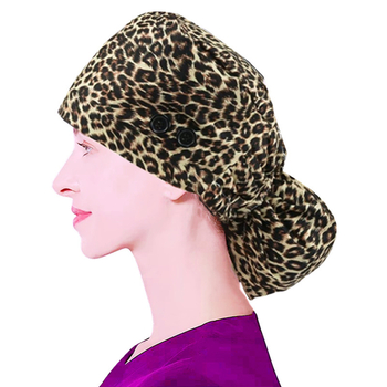 Pălărie plată din bumbac, țesătură twill, model cu flori, curea elastică pe spate, imprimare logo opțional