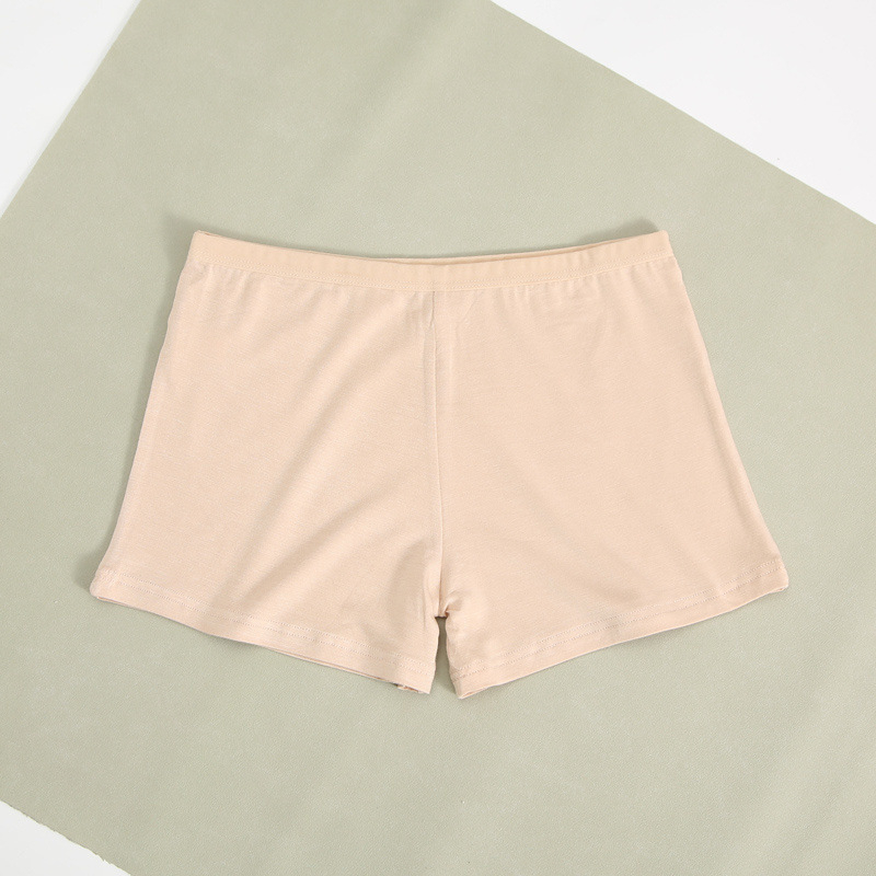 Moteriški medvilniniai saugumo šortai, vidutinė juosmens, anti ekspozicija, vasariniai trumpi šortai