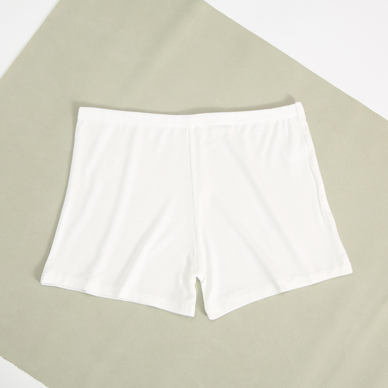 Moteriški medvilniniai saugumo šortai, vidutinė juosmens, anti ekspozicija, vasariniai trumpi šortai