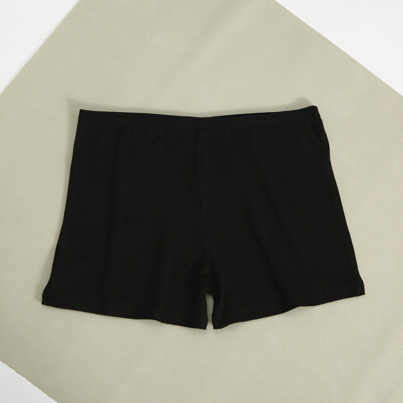 Moteriški medvilniniai saugumo šortai, vidutinė juosmens, anti ekspozicija, vasariniai trumpi šortai