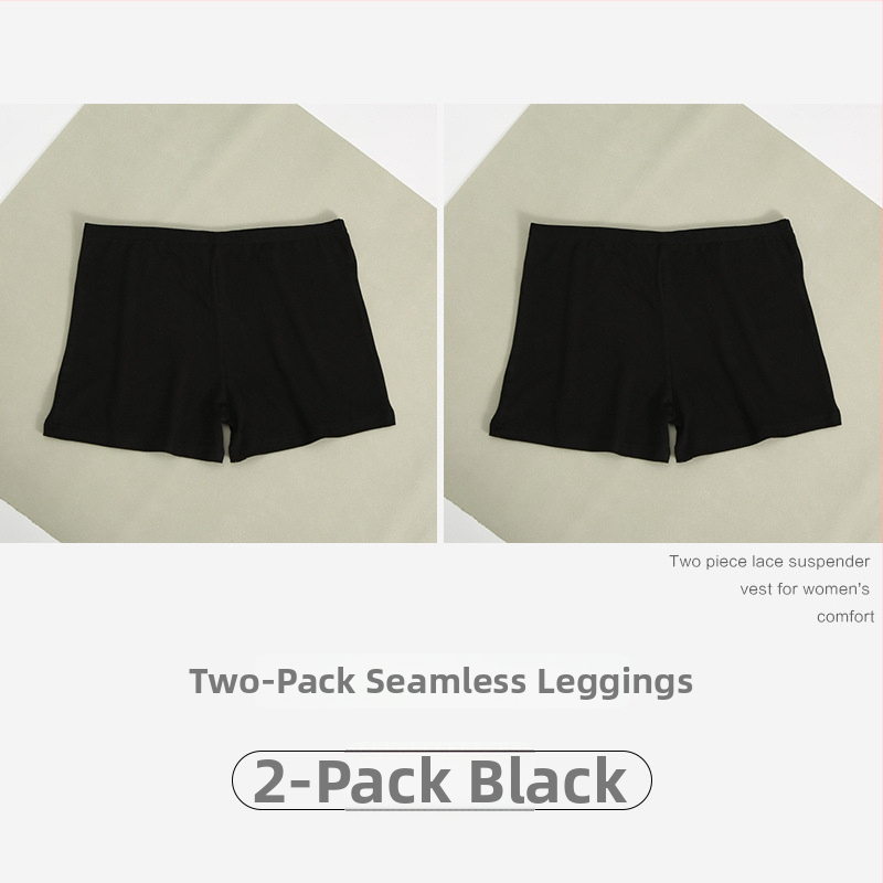 Moteriški medvilniniai saugumo šortai, vidutinė juosmens, anti ekspozicija, vasariniai trumpi šortai