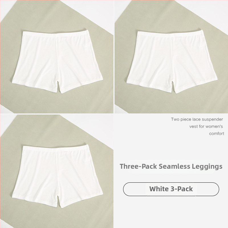 Moteriški medvilniniai saugumo šortai, vidutinė juosmens, anti ekspozicija, vasariniai trumpi šortai