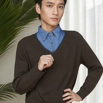 Uniszex denim hamis gallér belső réteg | Anyag: pamut, Bélés: pamut, Szélesség: 6, Gyártási számok: B901/B902/B903, 2025 tavasz