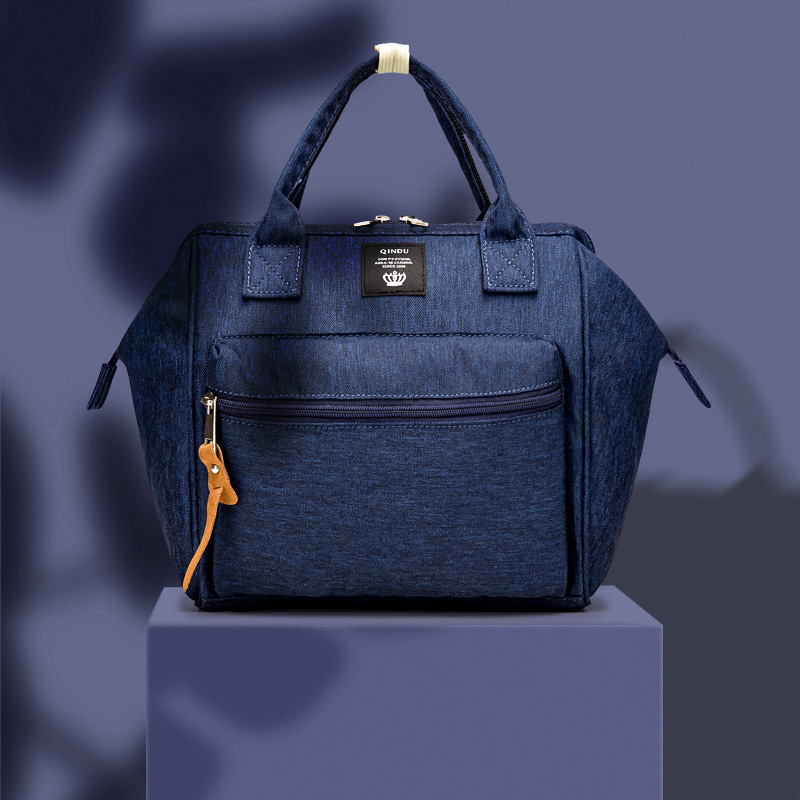 Майчинска чанта, компактна чанта за рамо с кръстосан стил, Oxford материал, капацитет под 20 л, цип за отваряне, полиестерна облицовка, лек стил