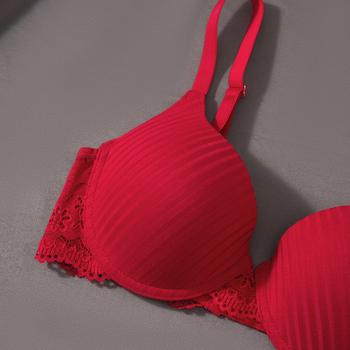 Mežģīņu atpakaļ bustier, bezšuvju, elpojošs neilons/poliamīds, 3/4 krūšu forma, kokvilnas oderējums