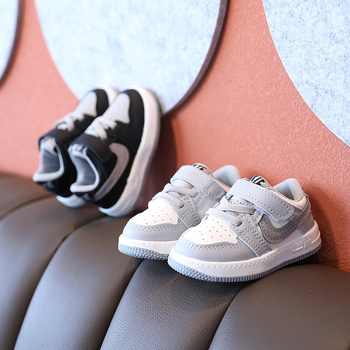 Platforma tenisice za djecu, unisex, Velcro kopčanje, niski gornji dio, gornji dio od mikrovlakna