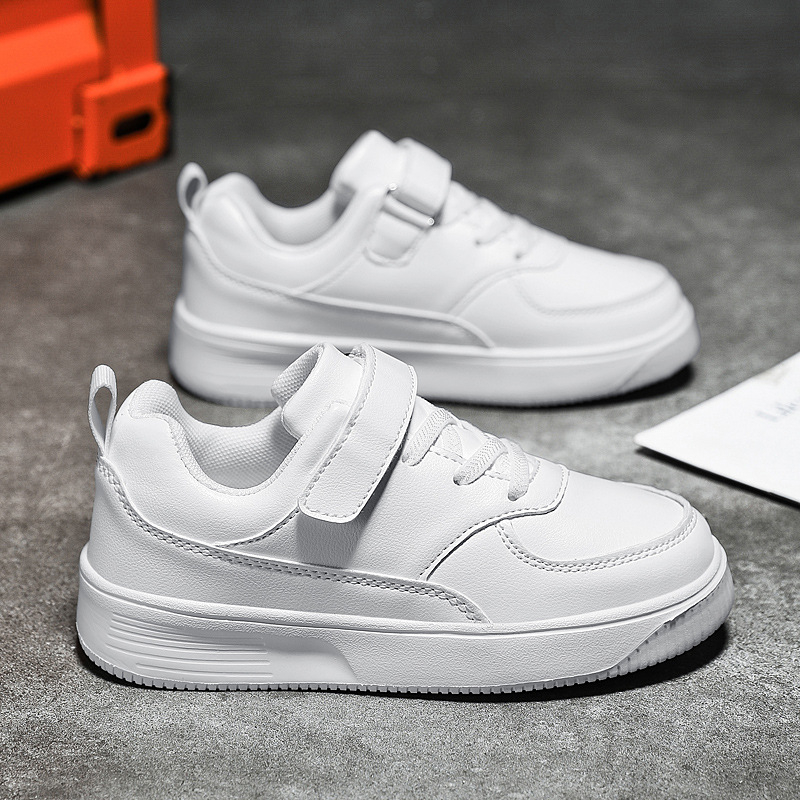 Unisex gyerekcipő, mikroszálas felsőrész, vízálló, Velcro-zár, MD talp