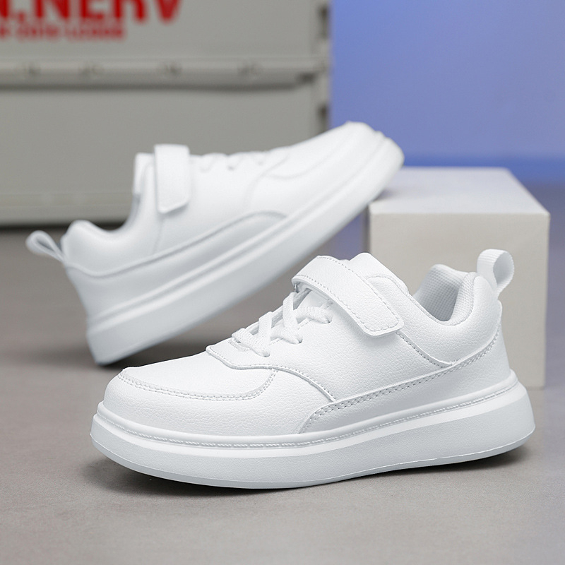 Unisex gyerekcipő, mikroszálas felsőrész, vízálló, Velcro-zár, MD talp