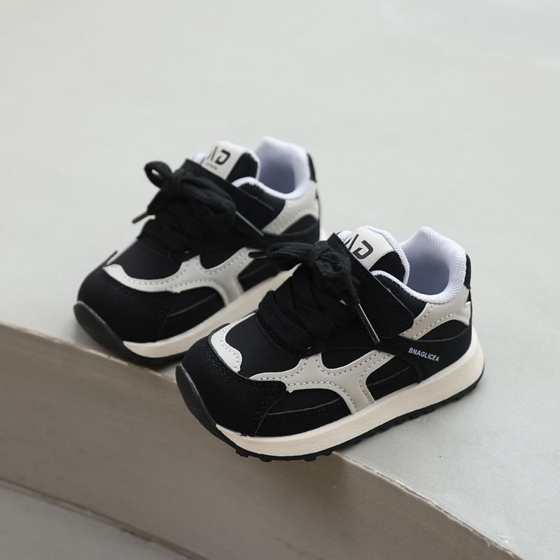 Mini Nose dječje tenisice unisex, Velcro, casual sportske tenisice za proljeće–jesen 2025, gornji dio od umjetne kože, potplat PVC, protuklizne, lagane