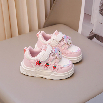 Dječje trkaće tenisice – PU gornji dio, gumena potplat, Velcro zatvarač, prozračne, lagane, za djecu 4–16 godina