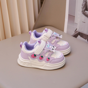 Dječje trkaće tenisice – PU gornji dio, gumena potplat, Velcro zatvarač, prozračne, lagane, za djecu 4–16 godina