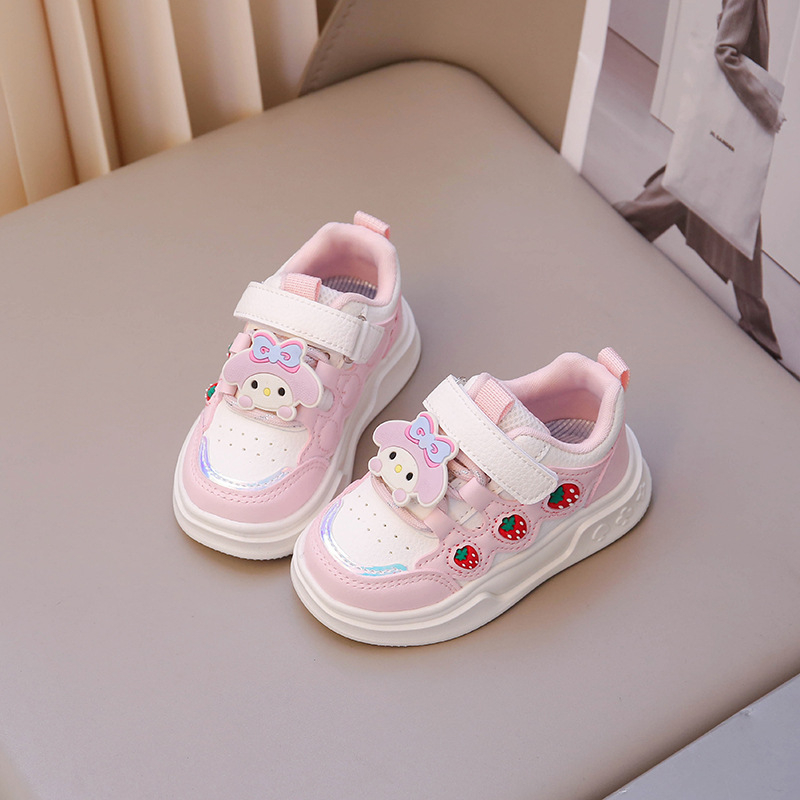 Dječje trkaće tenisice – PU gornji dio, gumena potplat, Velcro zatvarač, prozračne, lagane, za djecu 4–16 godina