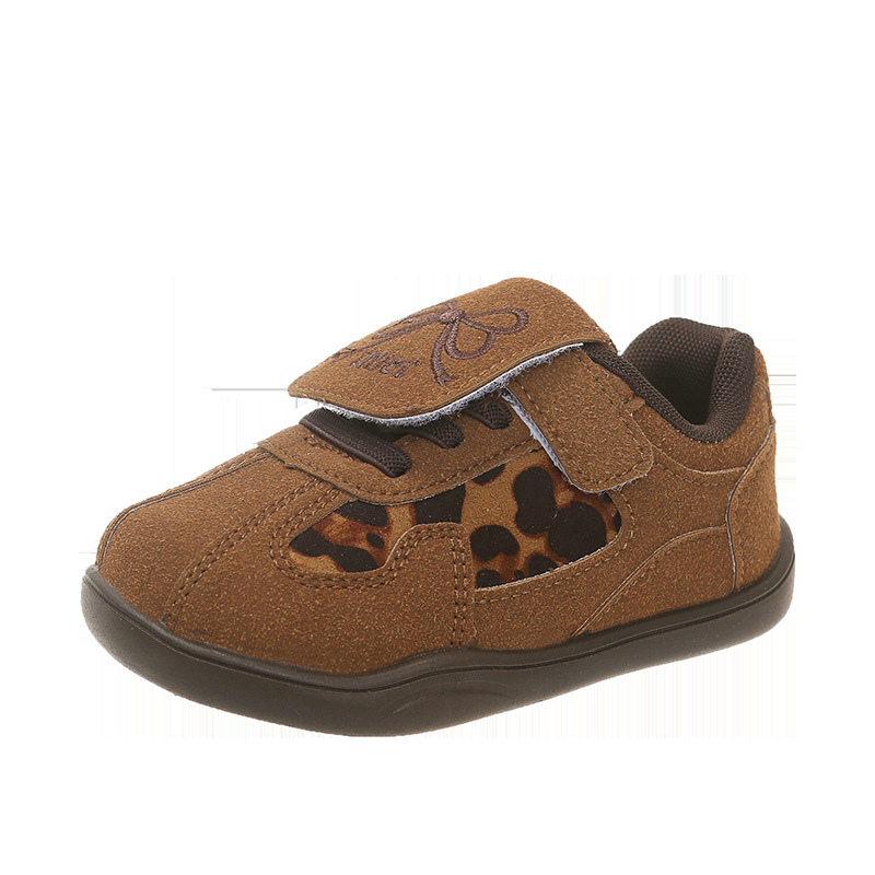 Dječje tenisice za trčanje s Velcro zatvaranjem, debela potplat, gumena potplat, zima