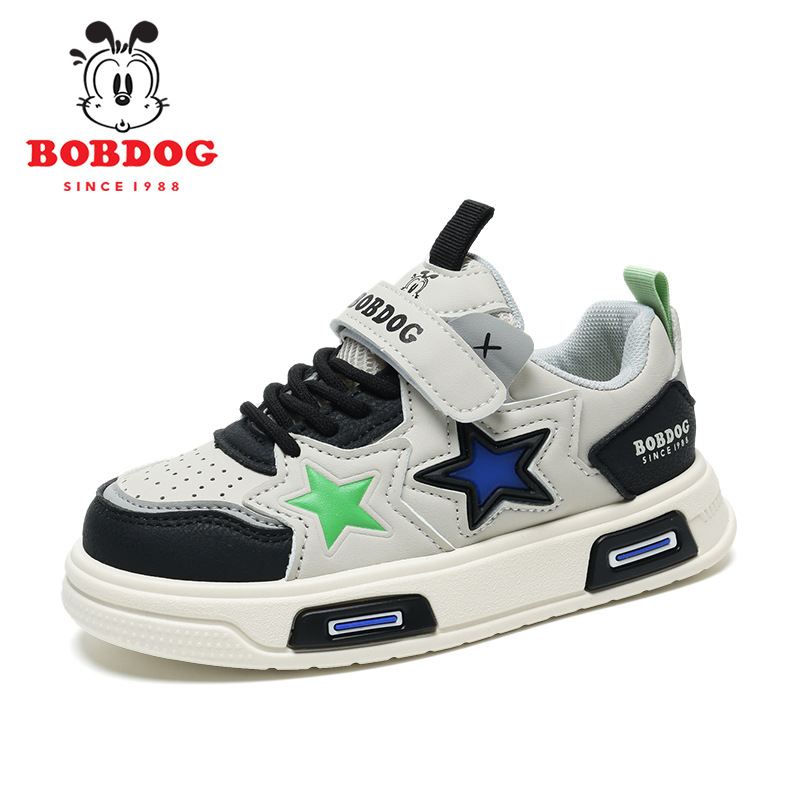 Dječje tenisice s debelim potplatom, gornji dio od mikrovlaknaste kože, protuklizna i otporna potplata, zatvaranje na Velcro, toplu podstavu od flisa