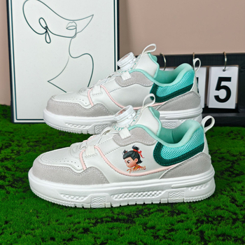 Unisex sportske casual tenisice s cartoon uzorkom, gornji dio od super vlakna, potplat od gume+MD+TPU, protuklizne, otporne na habanje i s amortizacijom, pogodne za proljeće i jesen