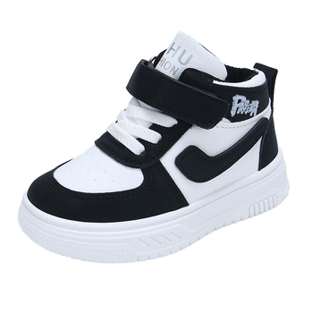 Dječje visoke tenisice s PU gornjim dijelom, gumom potplatom, Velcro zatvaračem, za uzrast 1–6 godina