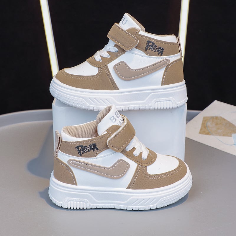 Dječje visoke tenisice s PU gornjim dijelom, gumom potplatom, Velcro zatvaračem, za uzrast 1–6 godina