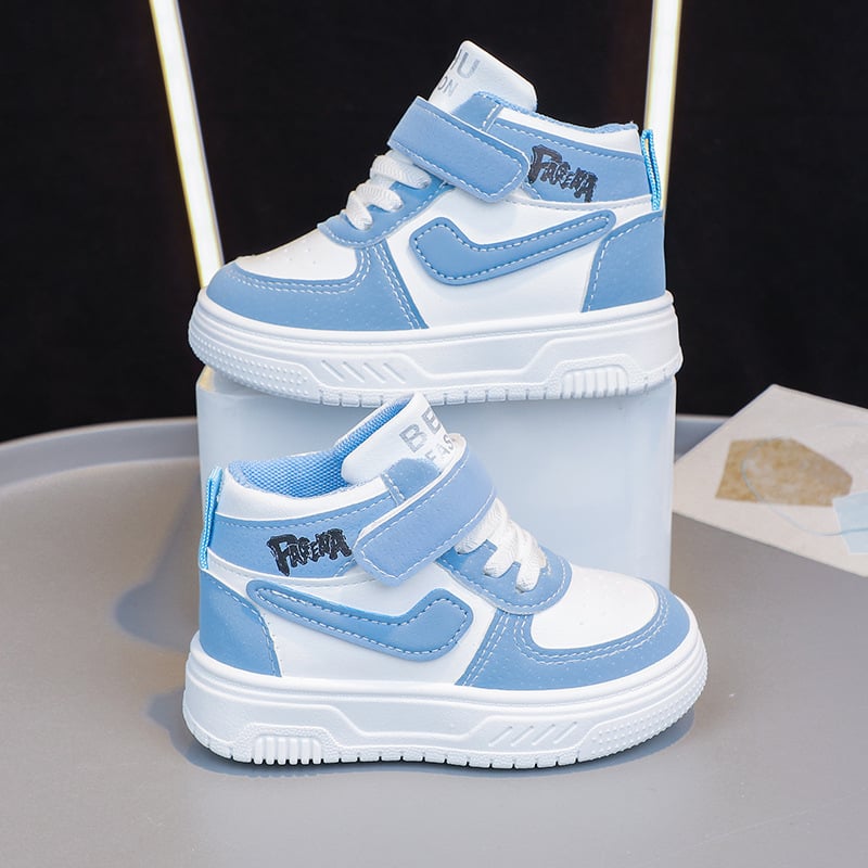 Dječje visoke tenisice s PU gornjim dijelom, gumom potplatom, Velcro zatvaračem, za uzrast 1–6 godina