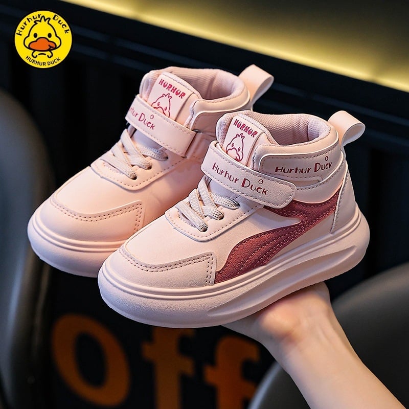 Dječje zimske visoke tenisice, gornji dio od umjetne kože, Velcro zatvarač, debeli PVC đon, zadržavaju toplinu, za djecu 1–12 godina, unisex