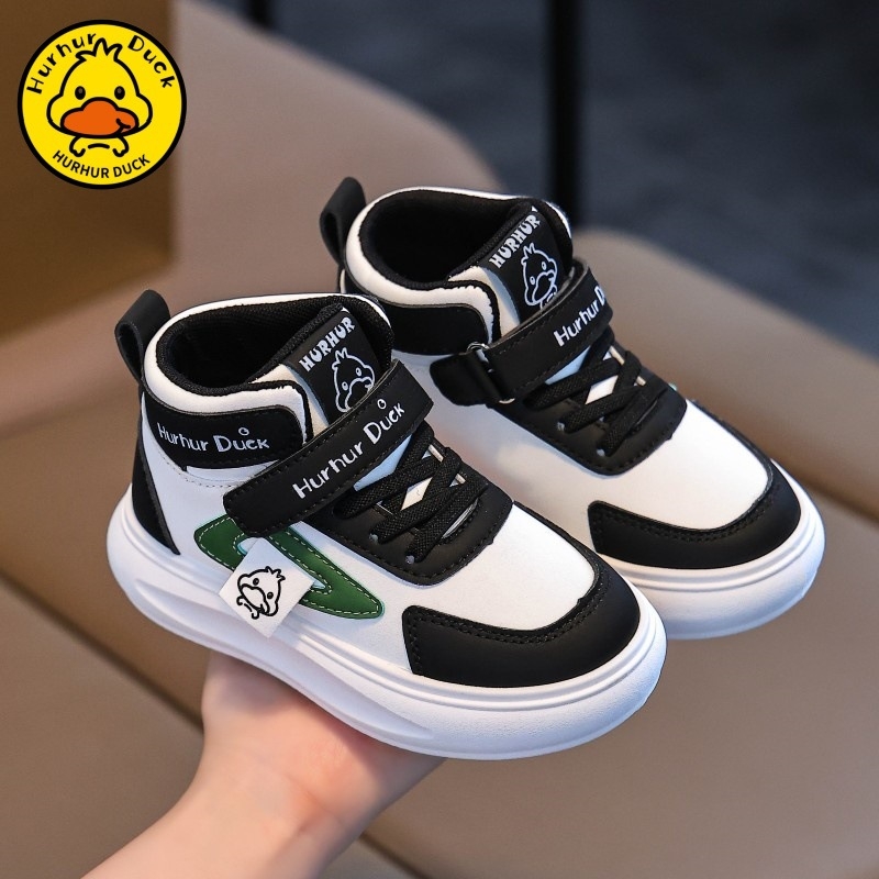 Dječje zimske visoke tenisice, gornji dio od umjetne kože, Velcro zatvarač, debeli PVC đon, zadržavaju toplinu, za djecu 1–12 godina, unisex